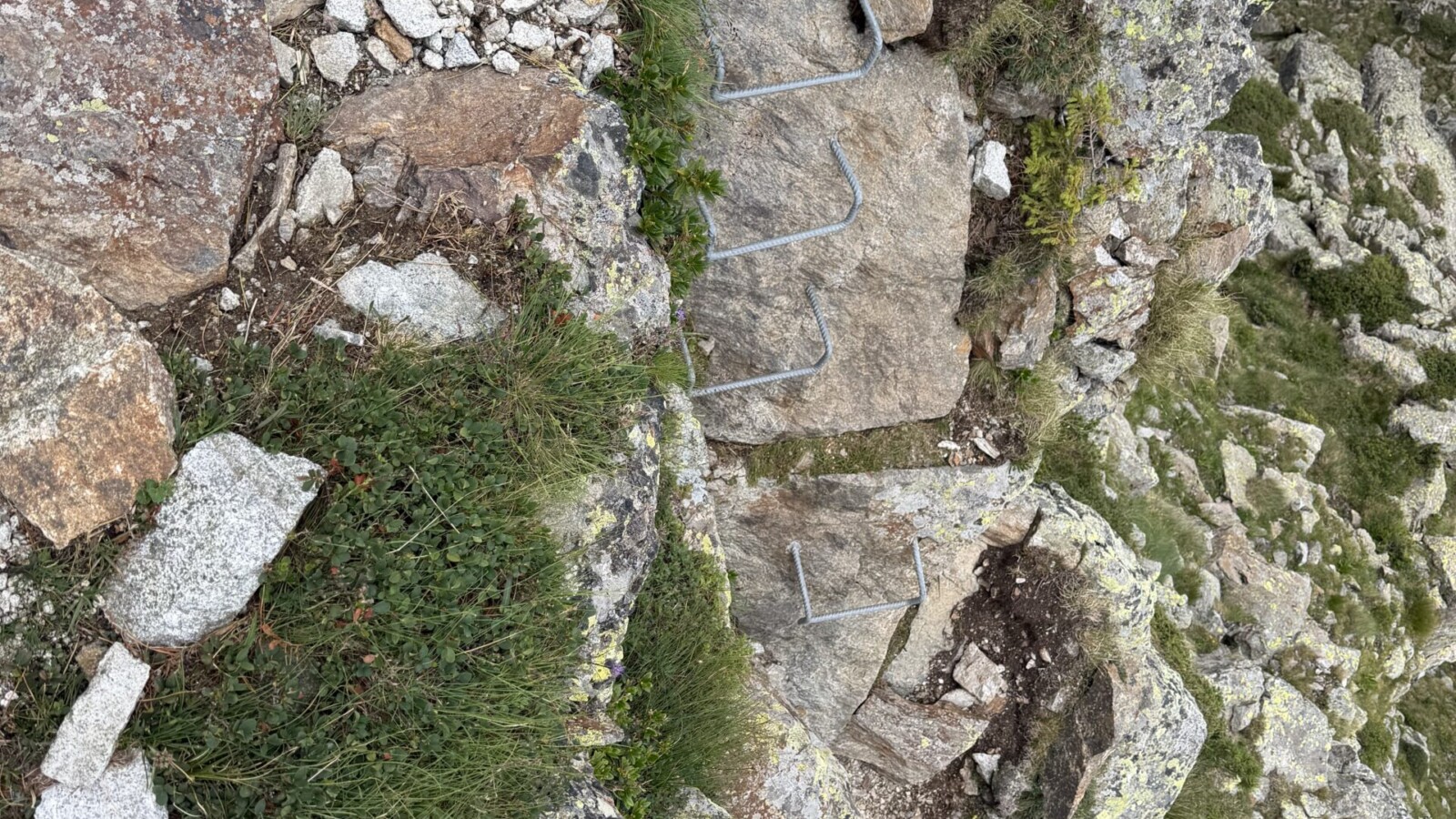 Primo tratto atrezzato verso forcella Segura anello forcella segura 20260719 - 36_primo tratto attrezzato